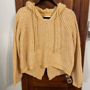 SOLD- Yellow sweater hoodie